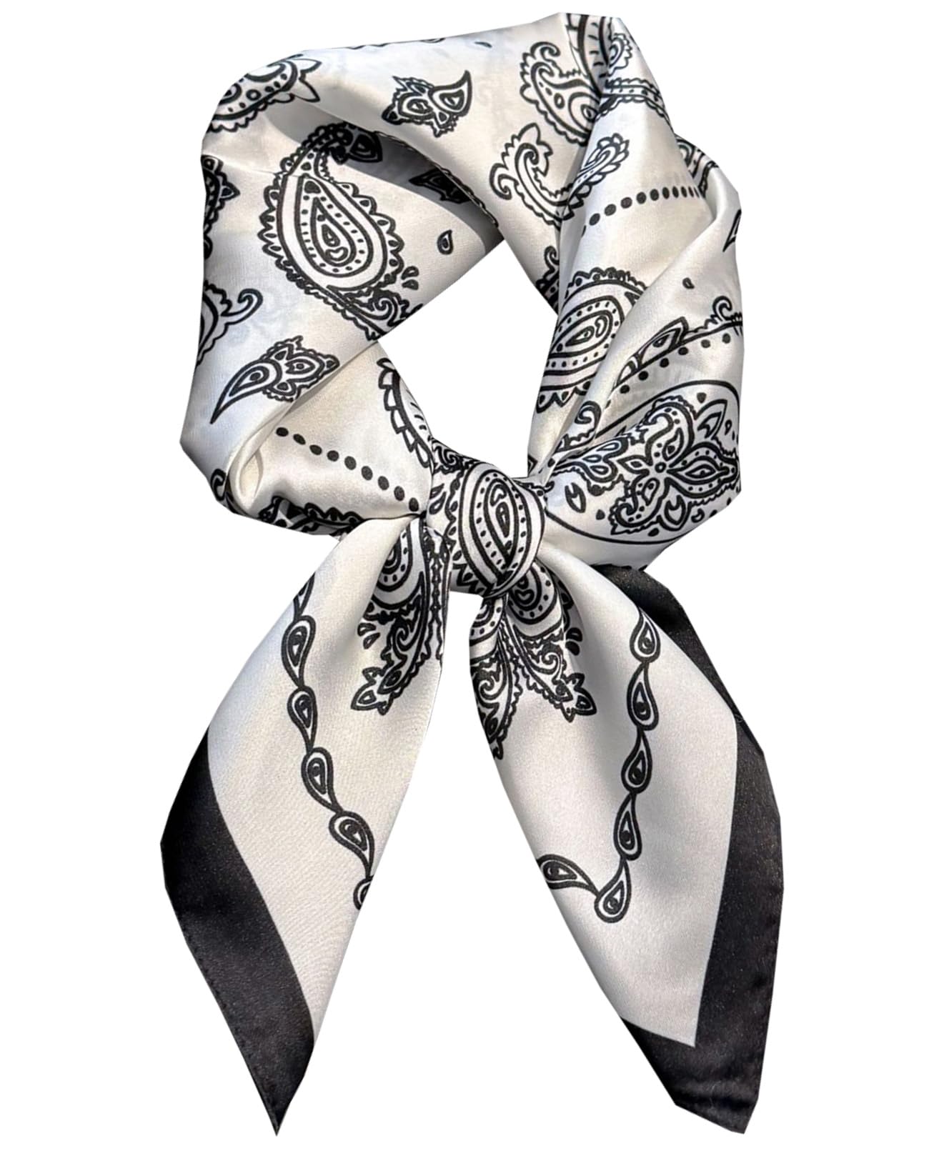 Satin Bandana Headscarf for Women Silky Hair Scarves for Fashion Lightweight