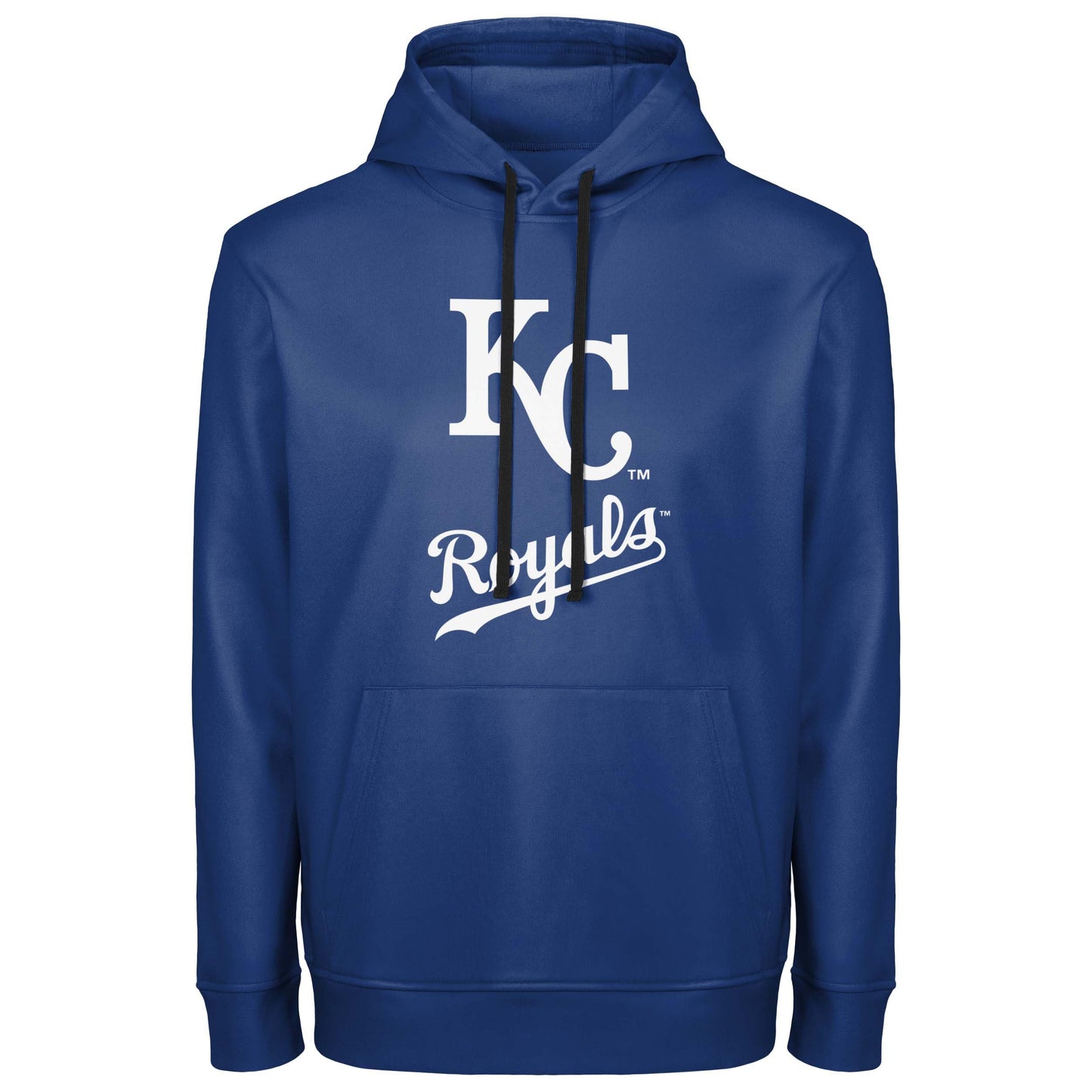 FOCO MLB Men's Official Cooperstown Primary Logo Wordmark Polyester Pullover Hoodie Sweatshirt