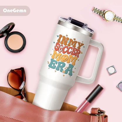 40oz Baseball Mom Tumbler, Christmas Holiday Gifts for Baseball Lovers
