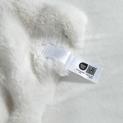 Cozy Bliss Faux Fur Throw Blanket for Couch, Fuzzy Soft Plush Thick Bubble Blanket for Sofa Bedroom Living Room, 50 * 60 Inches Tie Dye Pink