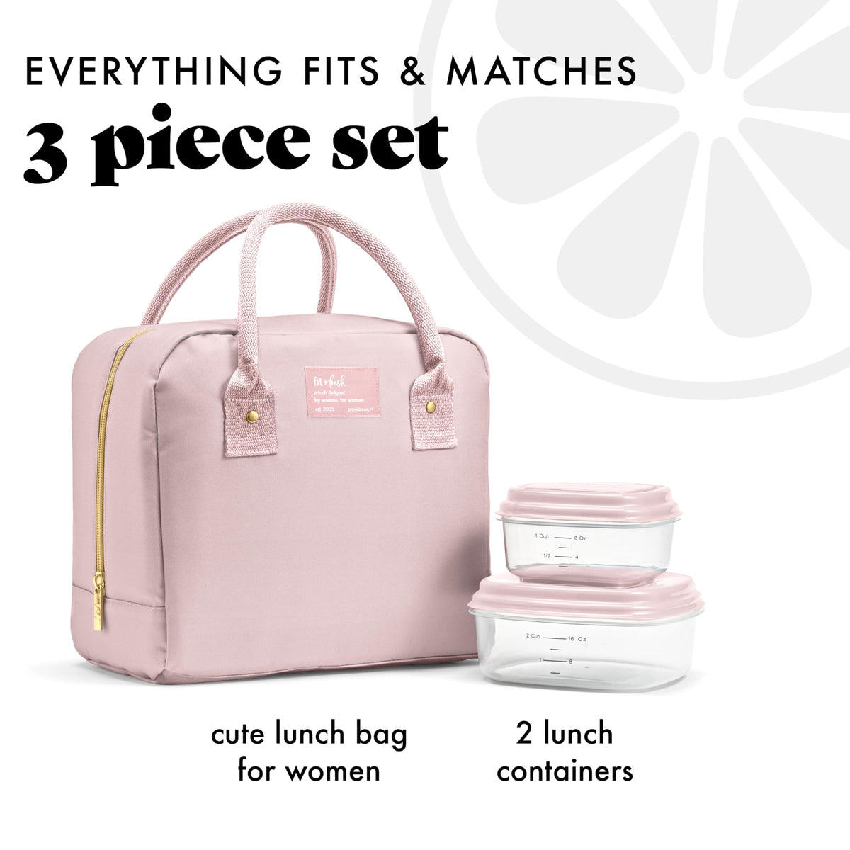 Fit & Fresh Bloomington Lunch Bag for Women - Insulated Large Lunch Box for Work with Containers, Leak-Resistant, Stain-Resistant, Zipper Closure, Cheetah