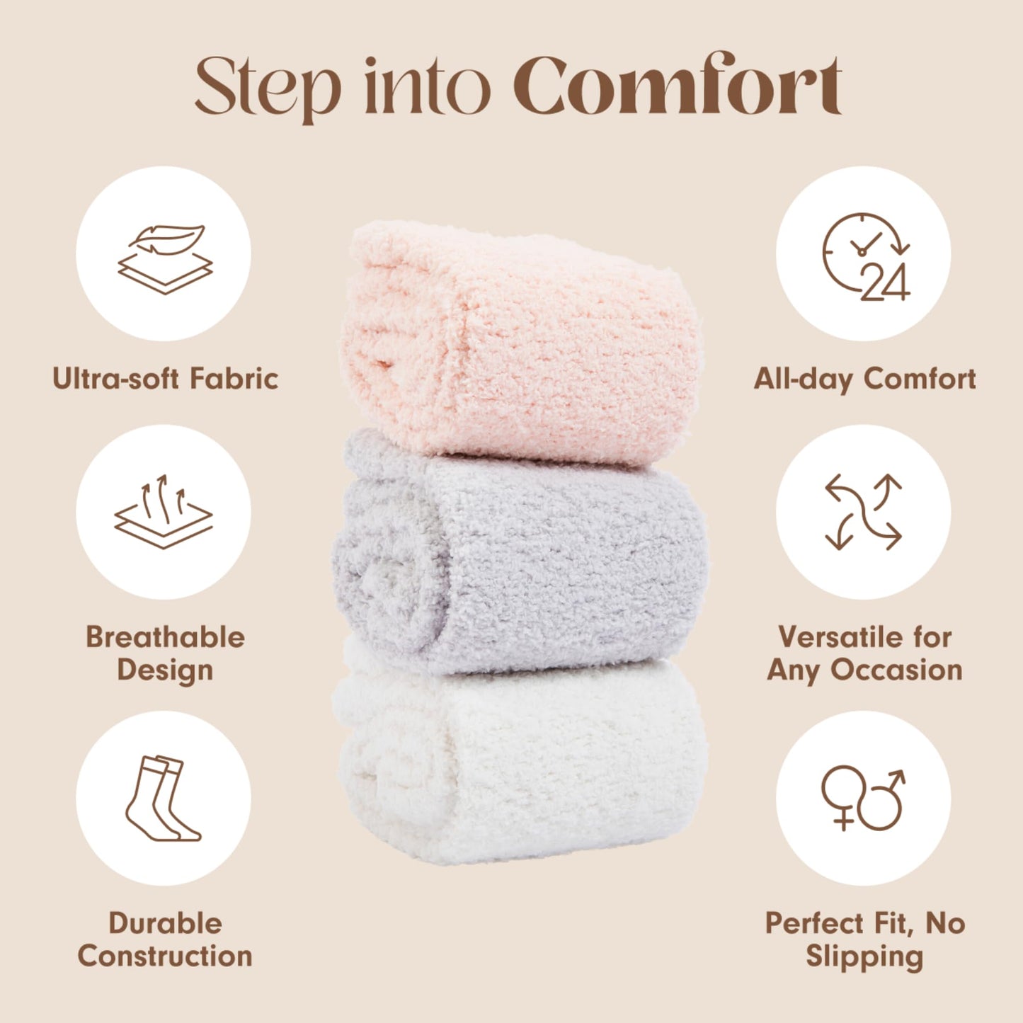 Unboxme Gifts Warm & Cozy Ultra-Luxe Cloud Sock