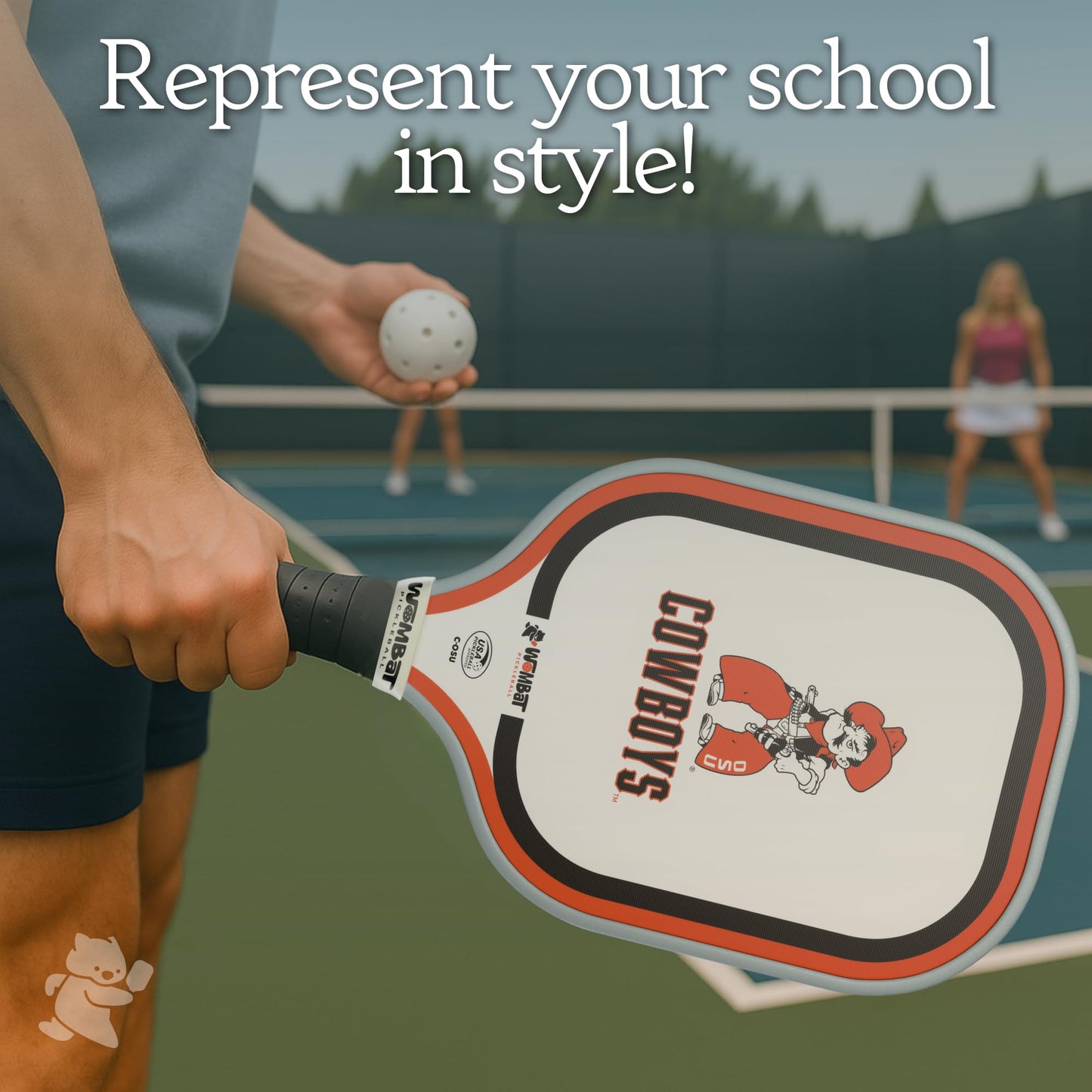 Officially Licensed College Pickleball Racquet
