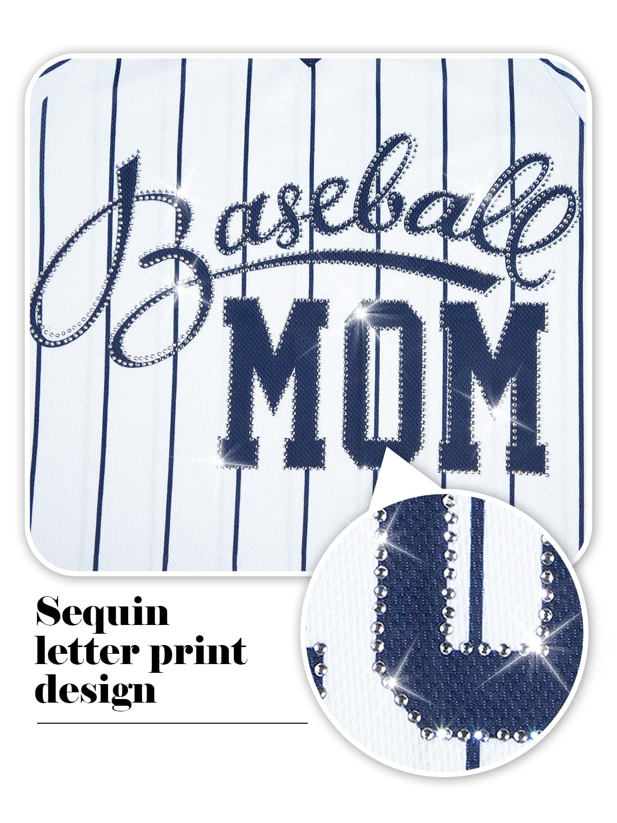 Baseball Shirt Women Baseball Mom Shirts Baseball Game Day Top