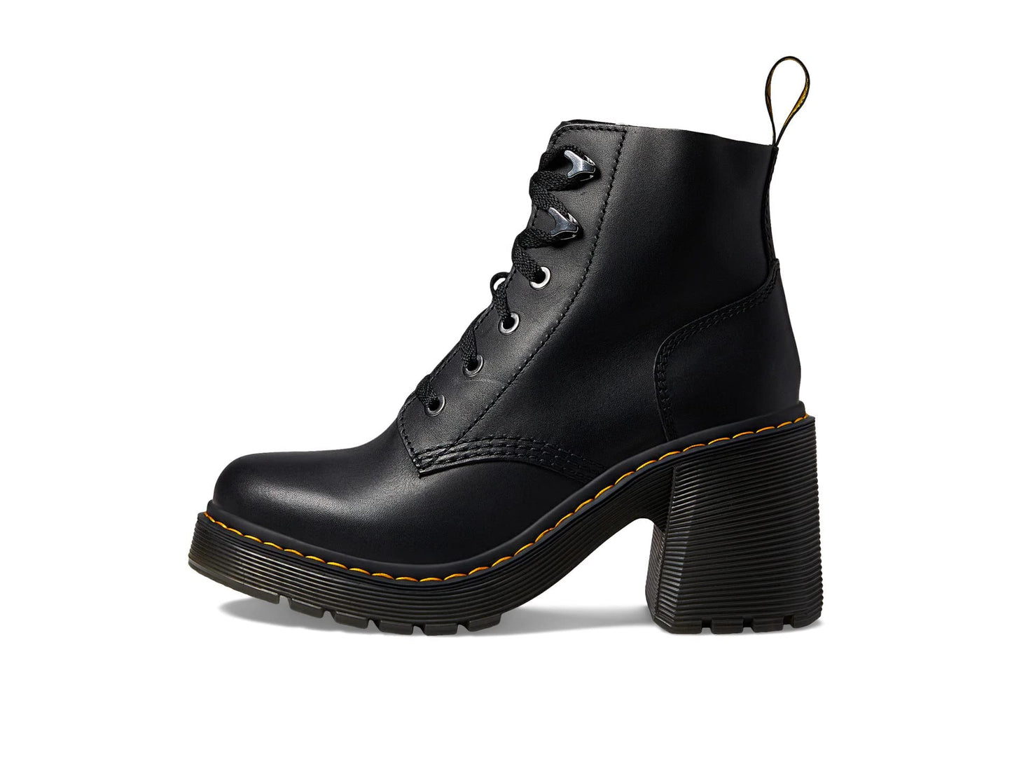 Dr. Martens Women's Jesy Leather Heeled Lace Up Boot