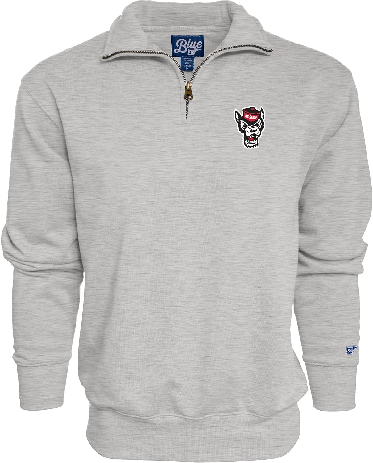 Blue 84 NCAA mens Quarter Zip Sweatshirt Icon