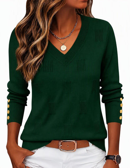 Zeagoo Womens V Neck Sweaters