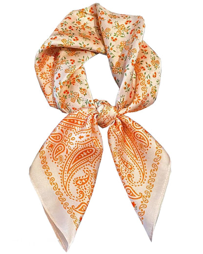 Satin Bandana Headscarf for Women Silky Hair Scarves for Fashion Lightweight