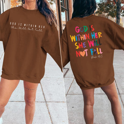 Sulayesh Christian God Is Within Her Sweatshirts