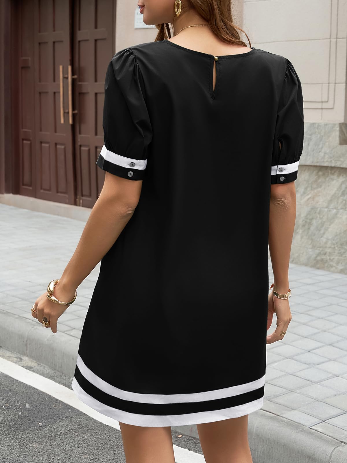 Wenrine Womens Summer Mini Dress