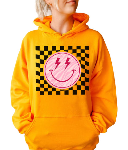 TEEAMORE Smiley Face Sweatshirt