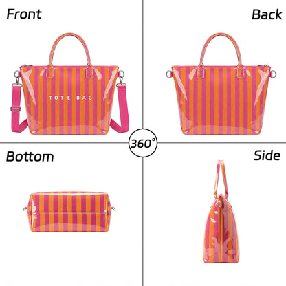 GISMTR Large PVC Tote Bag