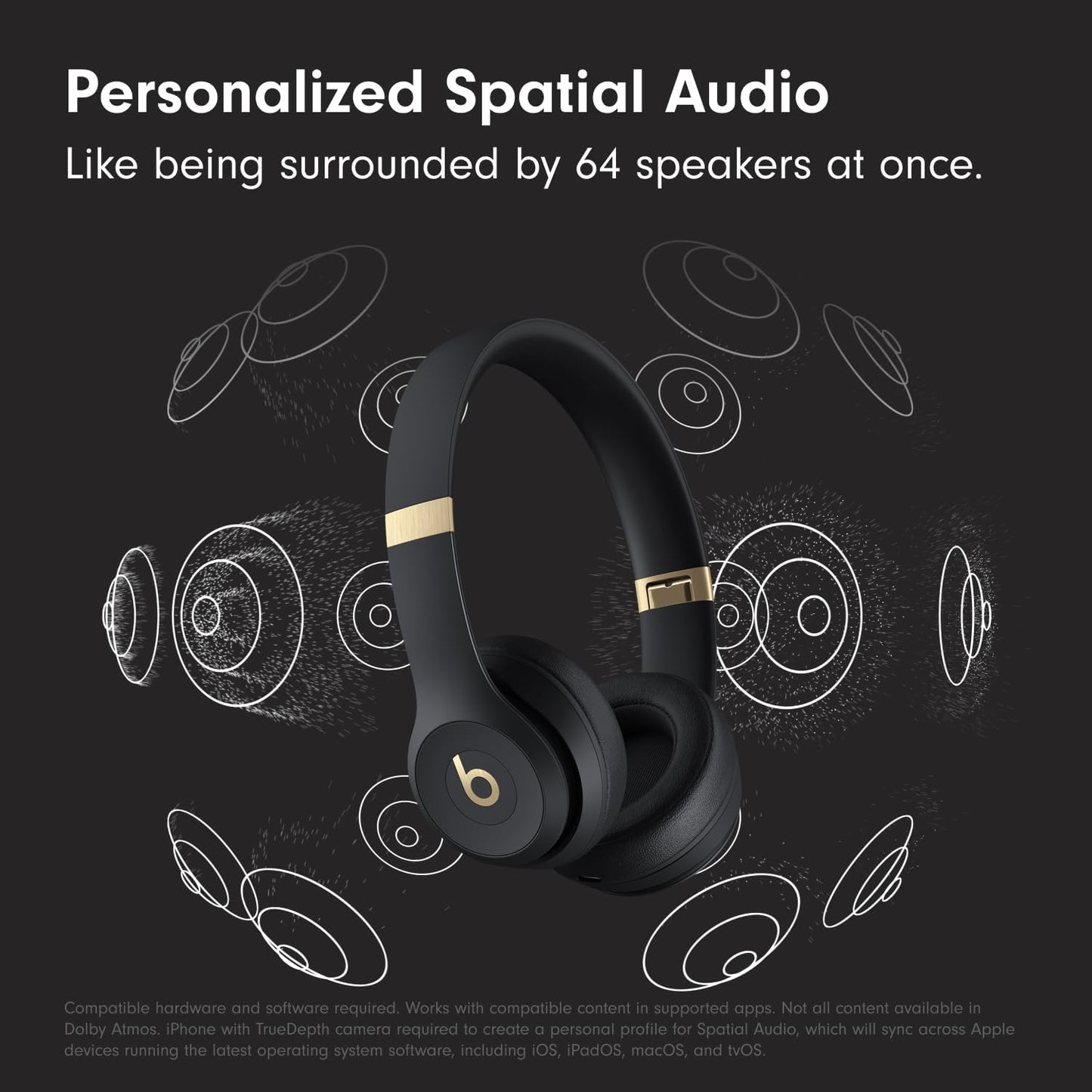 Beats Solo 4 - Wireless On-Ear Bluetooth Headphones, Up to 50-Hour Battery Life, Ultra-Lightweight Comfort, Powerful and Balanced Sound, Apple & Android Compatible - Amazon Exclusive Metallic Pink