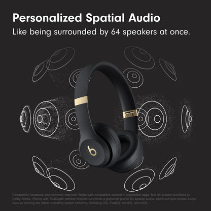 Beats Solo 4 - Wireless On-Ear Bluetooth Headphones, Up to 50-Hour Battery Life, Ultra-Lightweight Comfort, Powerful and Balanced Sound, Apple & Android Compatible - Amazon Exclusive Metallic Pink