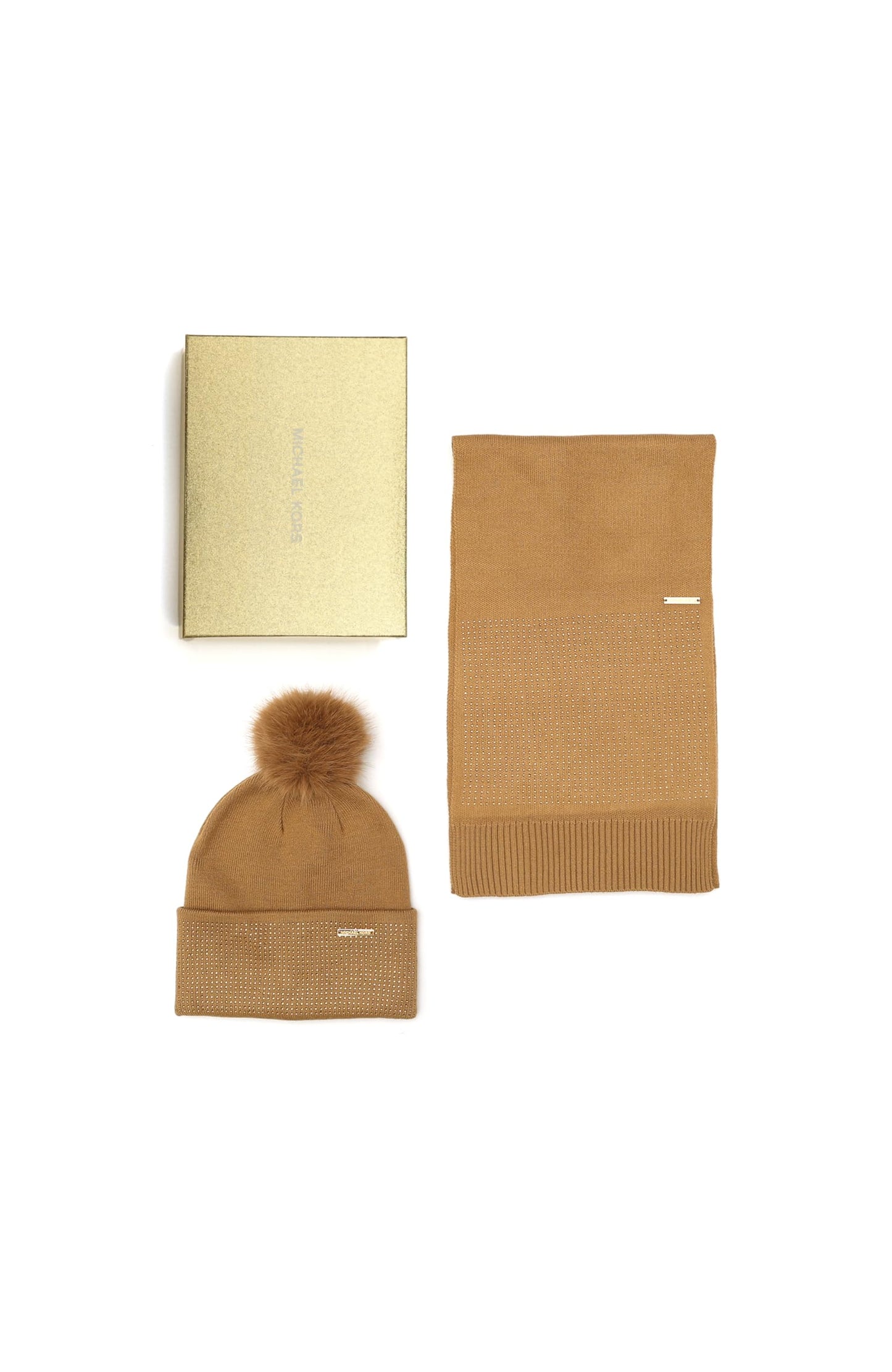 Michael Kors Women's Fine Crystal Box Set - Hat & Scarf