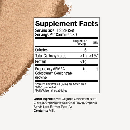ARMRA Colostrum™ Powder | Blood Orange | Gut Health & Bloating | Skin & Hair | Immunity | Keto, Gluten & Fat-Free | 30 Servings