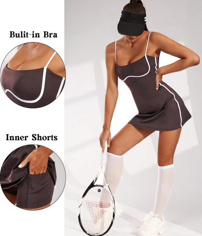 Womens Workout Tennis Dress