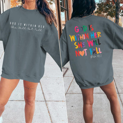 Sulayesh Christian God Is Within Her Sweatshirts