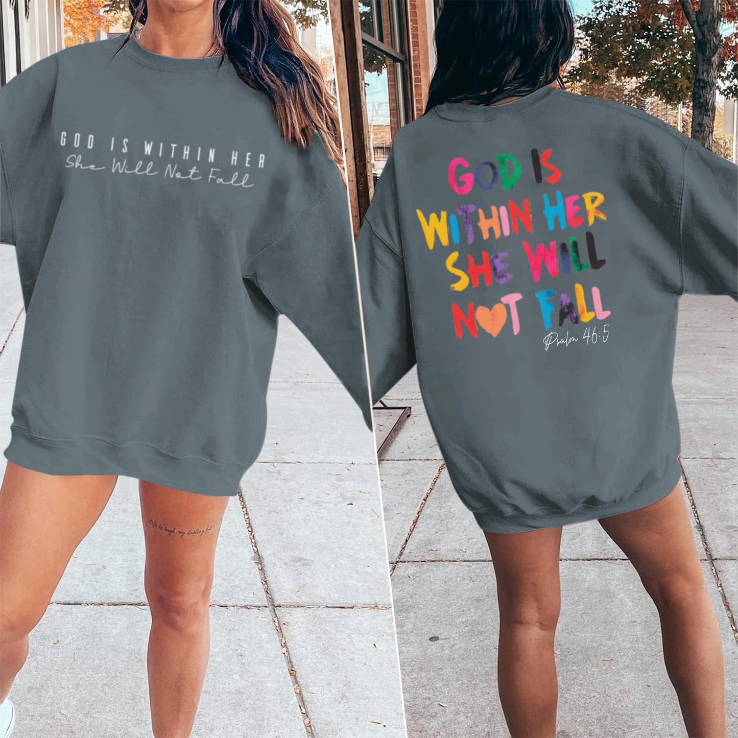 Sulayesh Christian God Is Within Her Sweatshirts