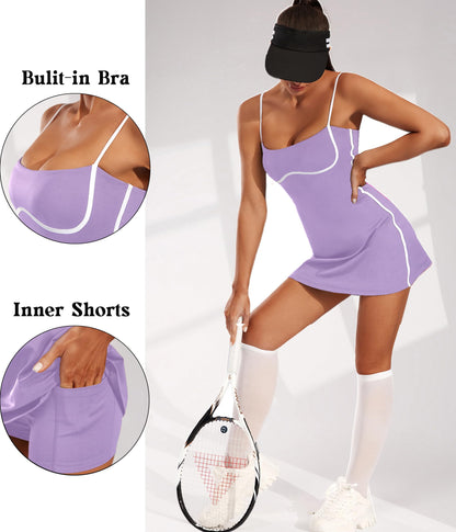 Womens Workout Tennis Dress