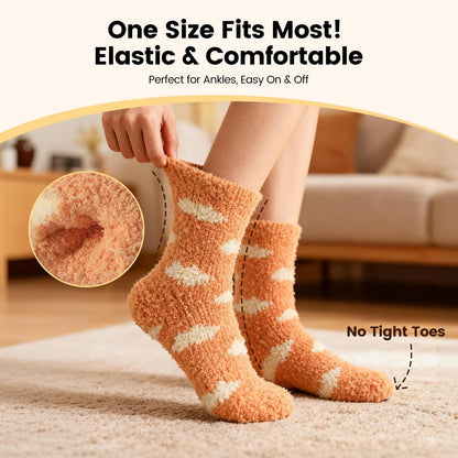 Womens Fluffy Fuzzy Socks,Winter Cozy Soft Warm Socks Gifts for Womens