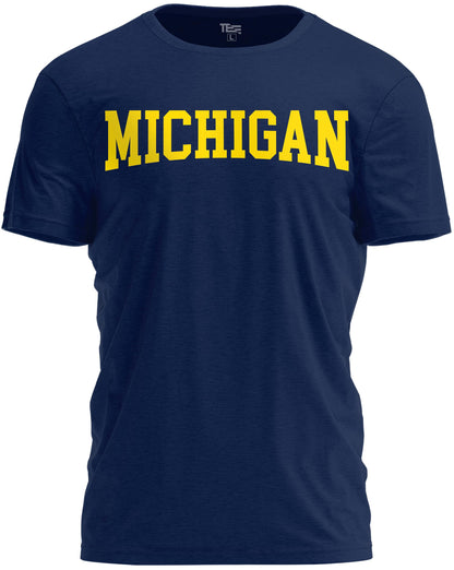 State T-Shirt – Bold Sport State Letters Tee for Fans and Game Days