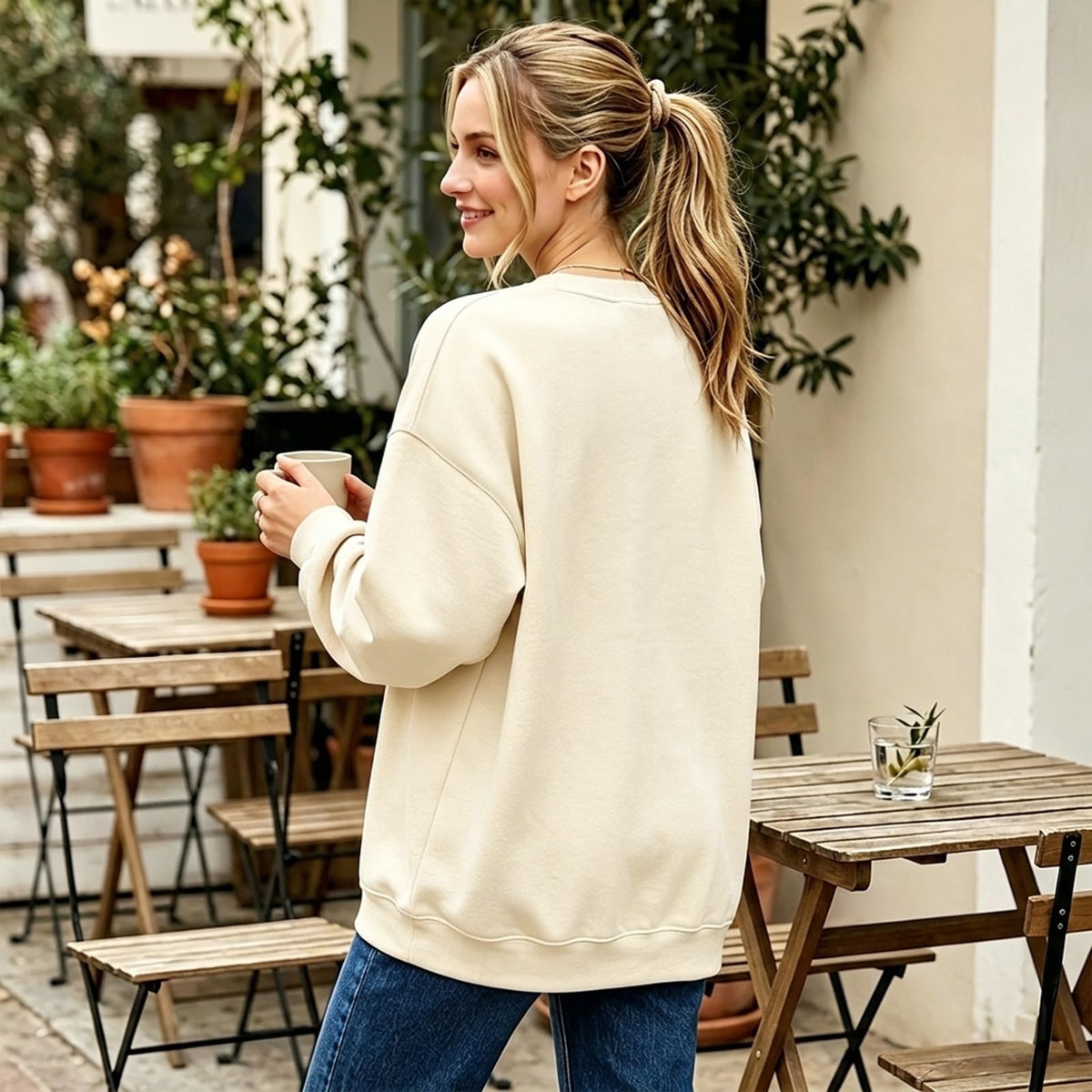BeWithYou Christian Sweatshirts for Women -God is Good