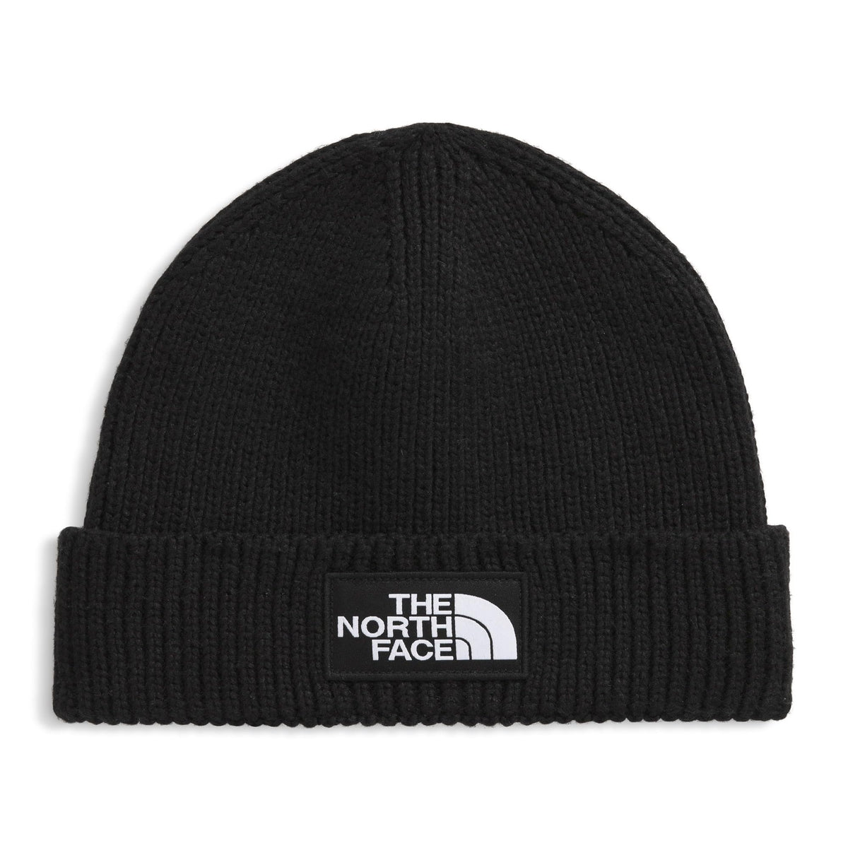 THE NORTH FACE TNF Logo Box Cuffed Beanie | Classic Fit, Rib Knit Winter Hat for Men & Women