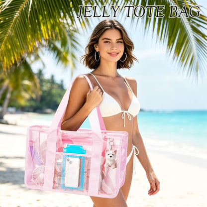 Fammart Iridescent Clear Beach Bags (Waterproof)