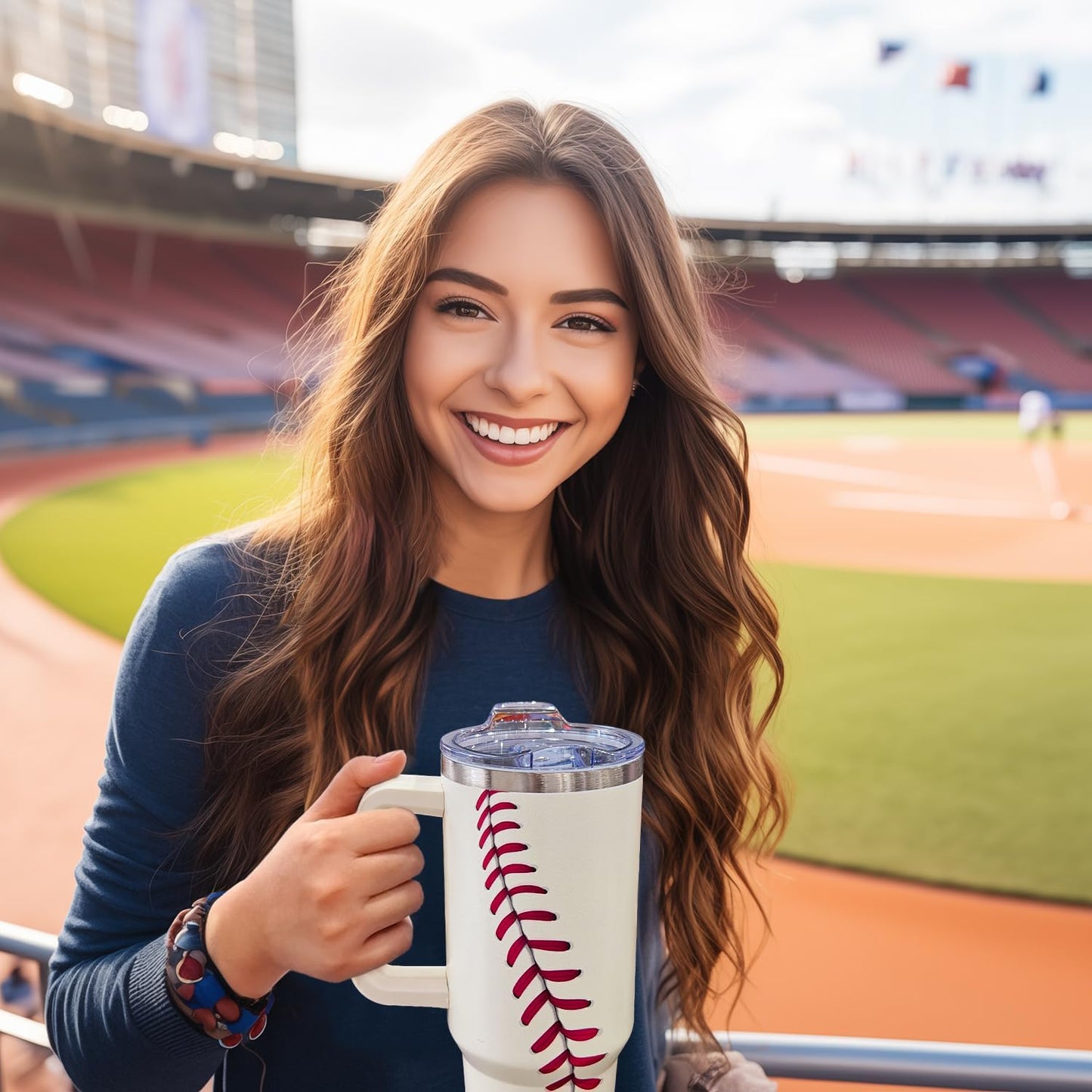40oz Baseball Tumbler Gifts Stuff for Men Women Gift for Coach Mom
