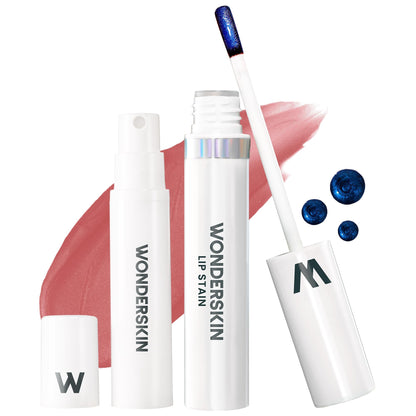 Wonderskin Wonder Blading All Day Lip Stain Peel Off Masque - Long Lasting, Waterproof and Transfer Proof Nude Lip Tint, Matte Finish Peel Off Makeup (Adore Masque)