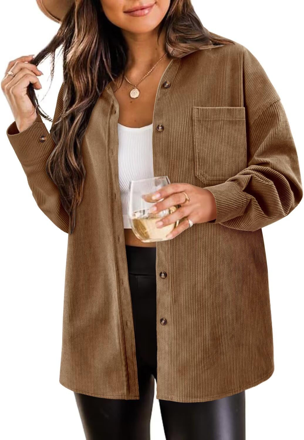 Magritta Womens Shirts Collared Long Sleeve