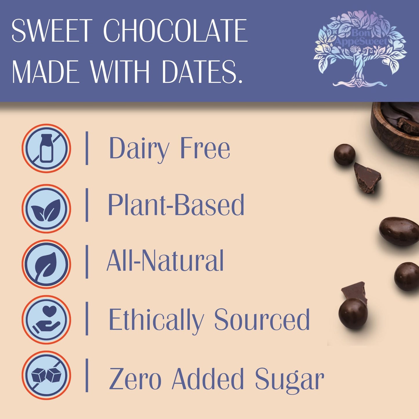 Bon Appesweet Date Sweetened Chocolate Variety