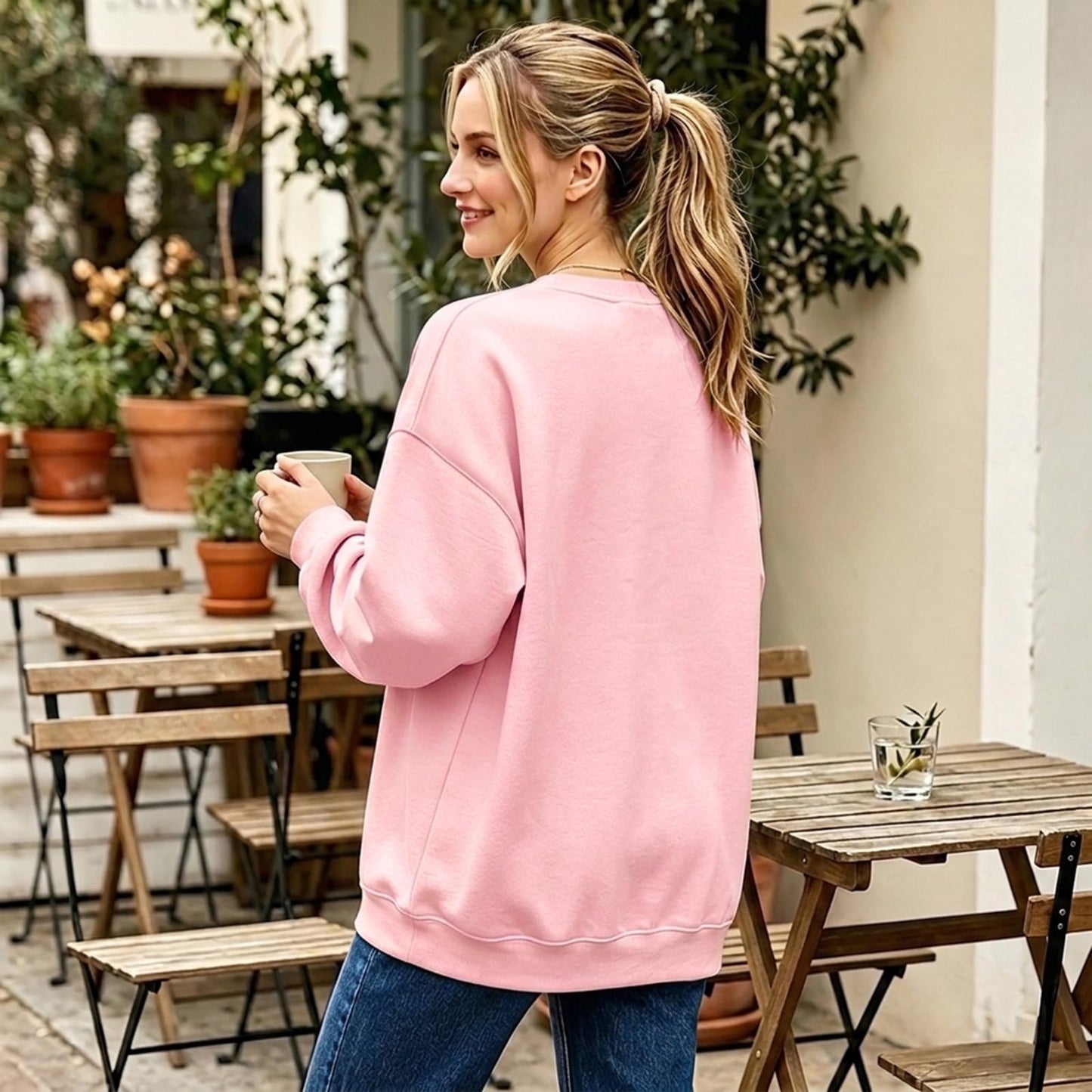 BeWithYou Christian Sweatshirts for Women -God is Good
