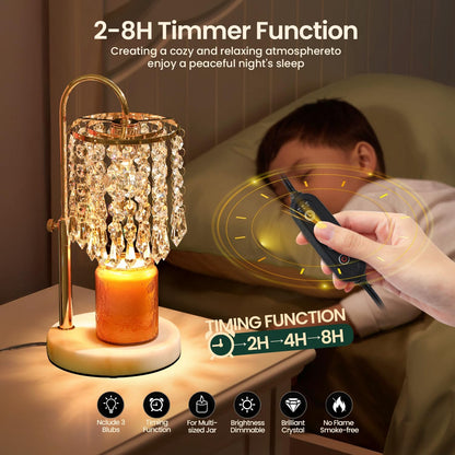 Candle Warmer Lamp with Timer & Dimmer