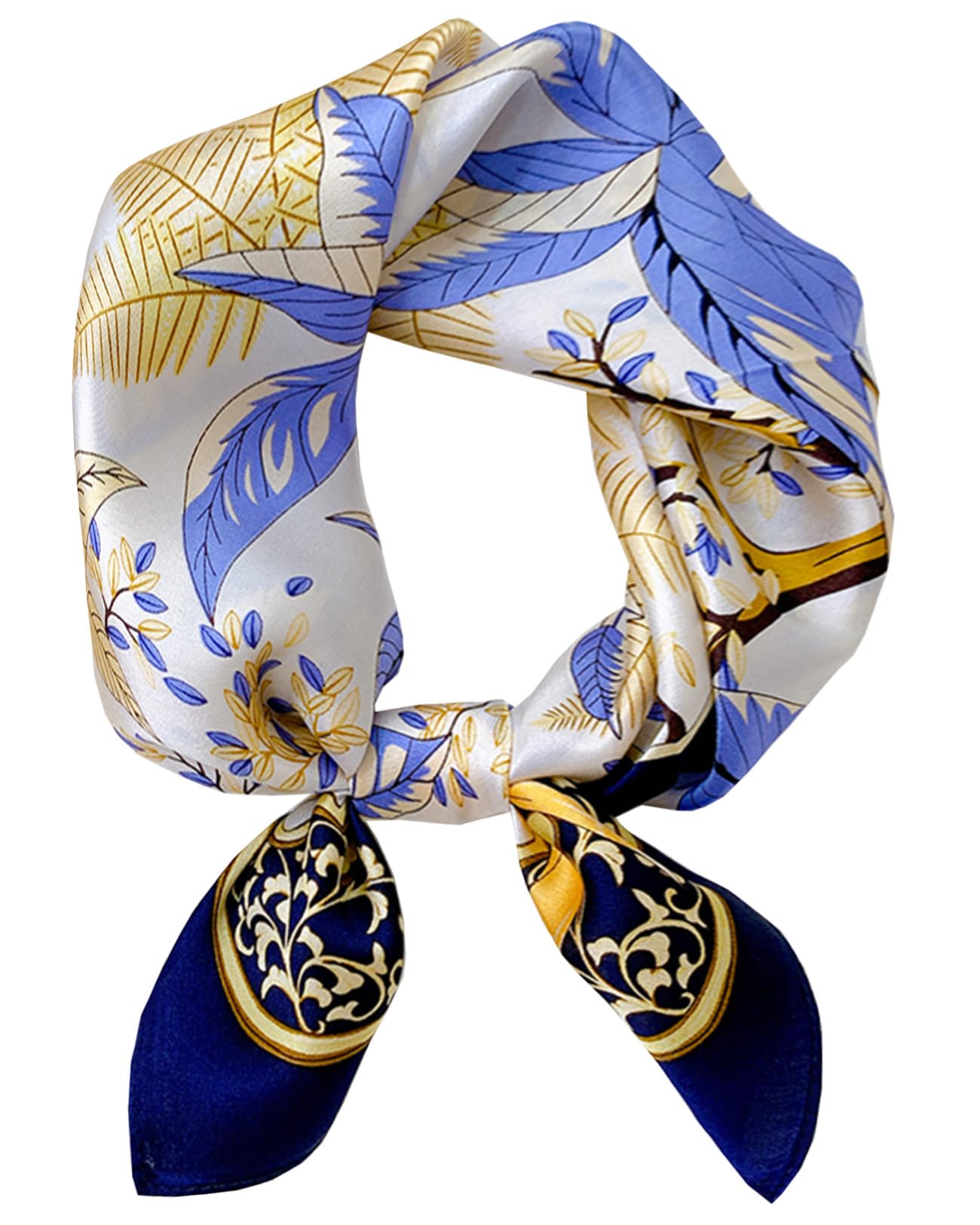 Satin Bandana Headscarf for Women Silky Hair Scarves for Fashion Lightweight