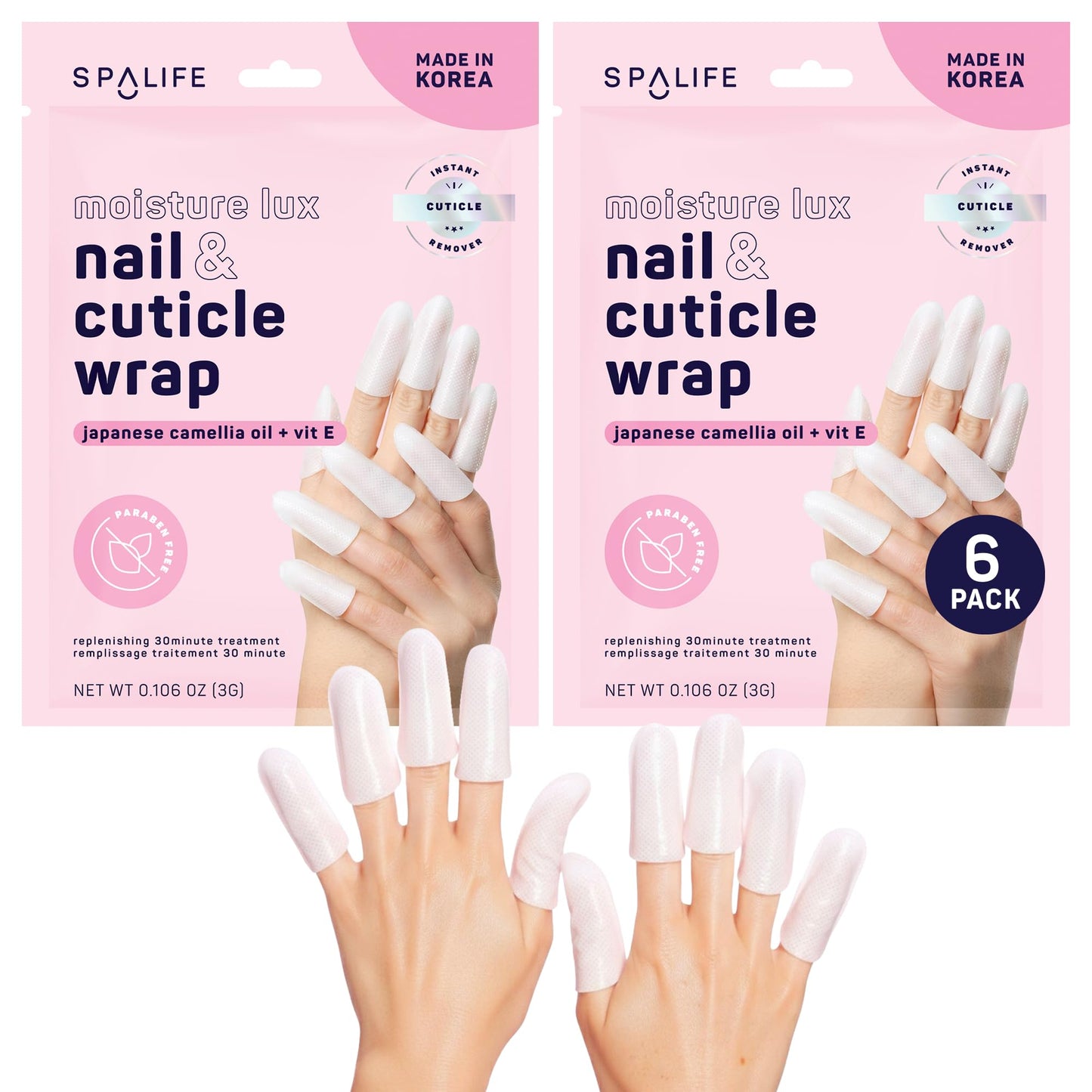 SpaLife Moisturizing Foot Sockies | Foot Mask for Dry Cracked Feet | Tea Tree Oil Softening Booties | Callus Remover Alternative | Self Care Gifts for Women | 8 Pack