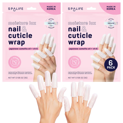 SpaLife Moisturizing Foot Sockies | Foot Mask for Dry Cracked Feet | Tea Tree Oil Softening Booties | Callus Remover Alternative | Self Care Gifts for Women | 8 Pack
