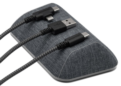 Smartish® Magnetic Cord Holder - Bigger Cable Wrangler Organizer with Magnet Clips for Charger Management on Desktop, Nightstand - Holds 6+ Cables - I'm Blushing