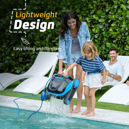 Dolphin Nautilus CC Automatic Robotic Pool Vacuum Cleaner, Wall Climbing Scrubber Brush, Top Load Filter Access, Ideal for Above/In-Ground Pools up to 33 FT in Length