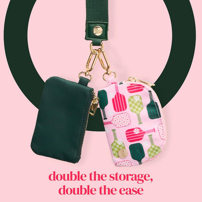 The Darling Effect Dynamic Duo Pouch Wristlet