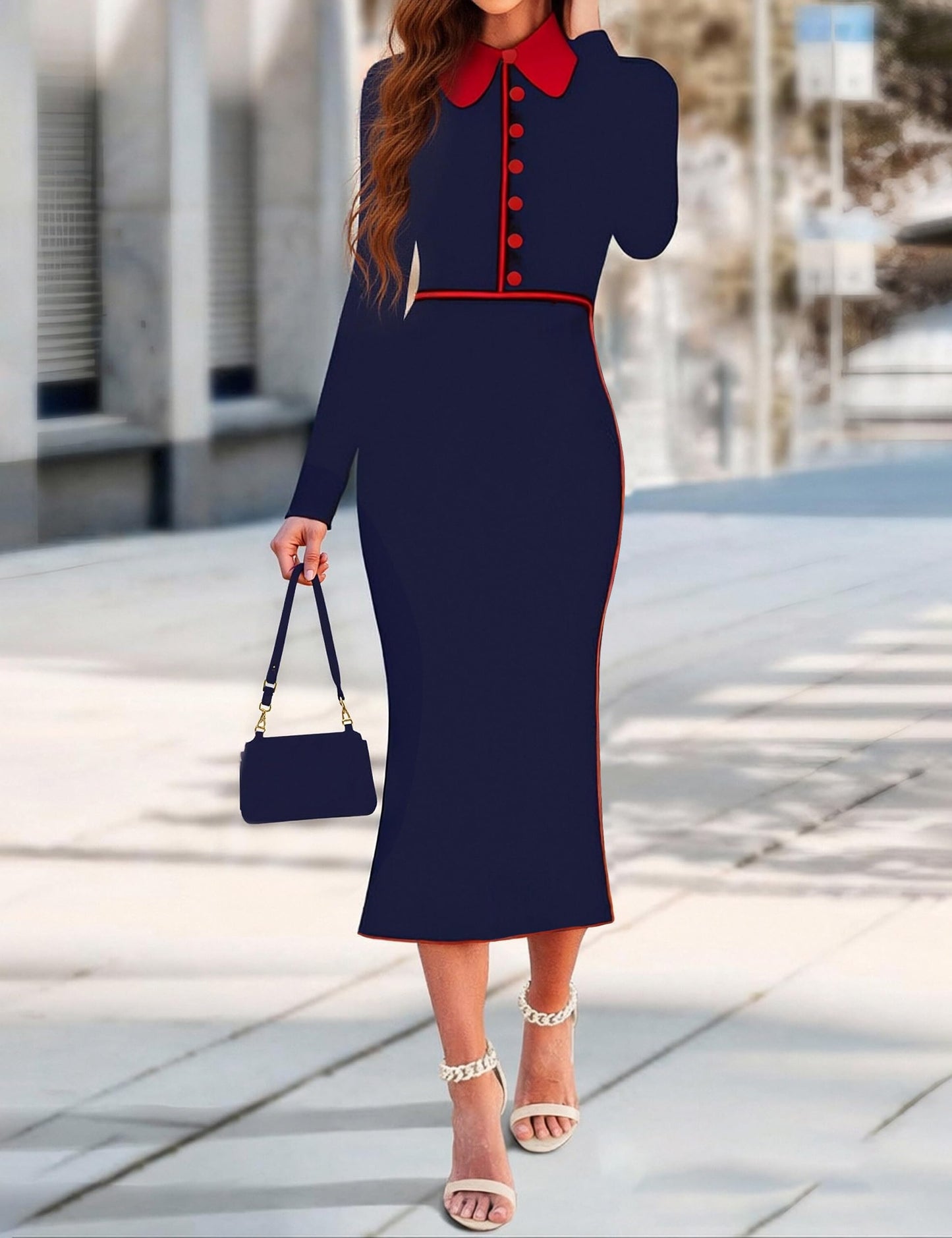 ZEEJINNG Work Dress