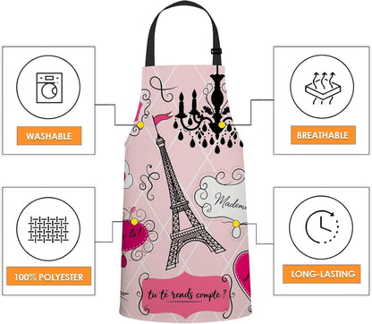 Wondertify Doodle Frames in French Style Apron