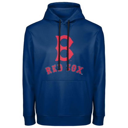 FOCO MLB Men's Official Cooperstown Primary Logo Wordmark Polyester Pullover Hoodie Sweatshirt