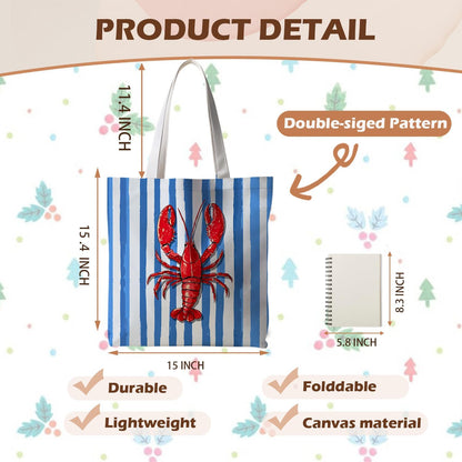 Striped series canvas bags