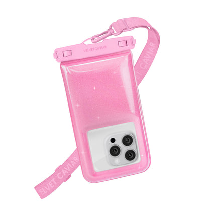 VELVET CAVIAR Waterproof Phone Pouch with Lanyard
