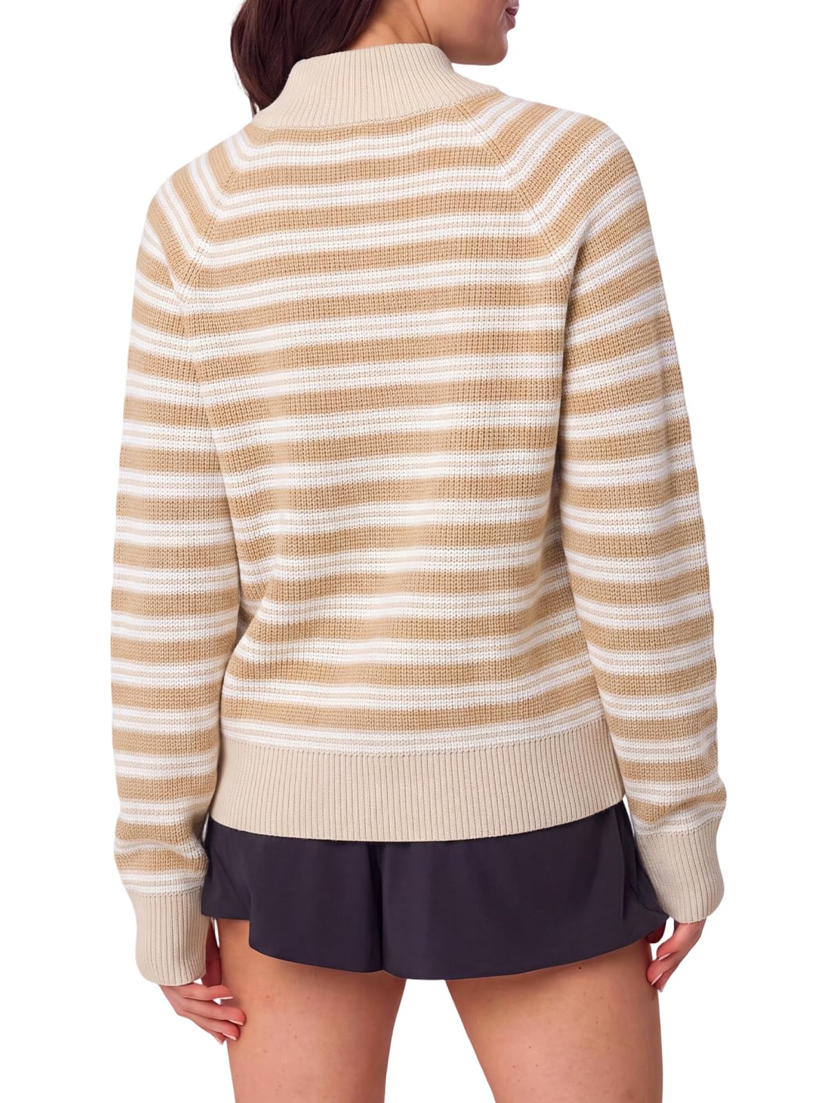 Women's Half Zip Sweater Long Sleeve Pullover