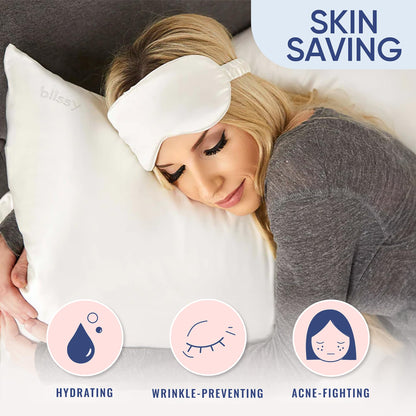 Blissy Silk Pillowcase - 100% Pure Mulberry Silk