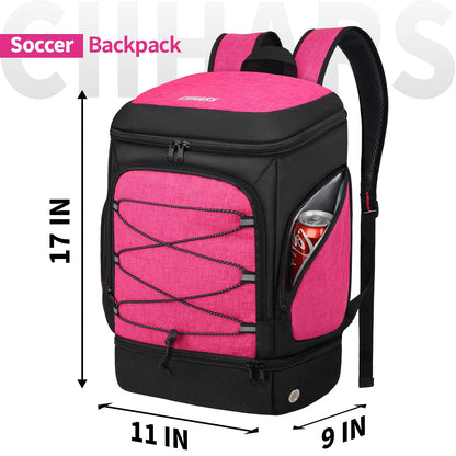Soccer Backpack,Soccer Bag with Ball Holder and Shoe Compartment