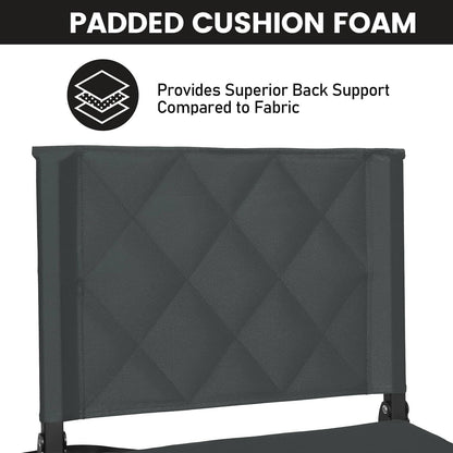 Sheenive Stadium Seats with Back Support, Padded Bleacher Seat Cushion